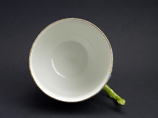 Meissener Porzellan Tasse und Untertasse mit Teniers Szenen 1815