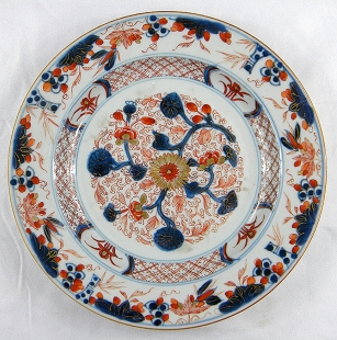 5 Teller Imari Porzellan Anfang 18. Jh.