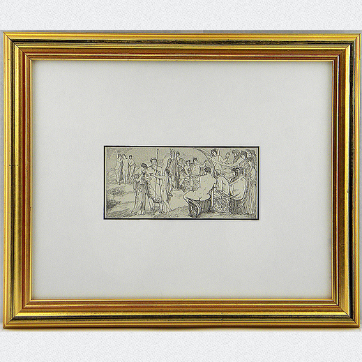 Max Klinger etching Psyche at Olympus Stroefer & Felsing 1880