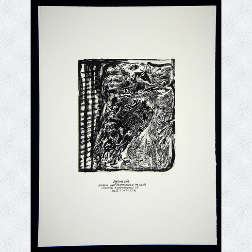 Sighard Gille Ausstellungsplakat Leipzig 1976 signiert