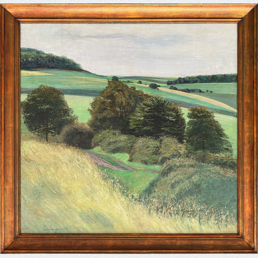 Julius Jungheim, �lgem�lde Landschaft, signiert, 1907