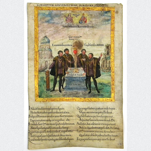 Donat H�bschmann Gouache Geryon K�nig Maximilian II 1575